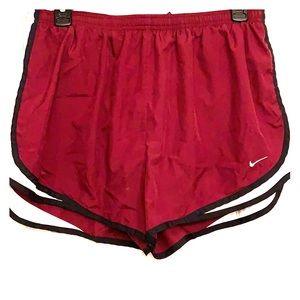 Maroon Nike shorts